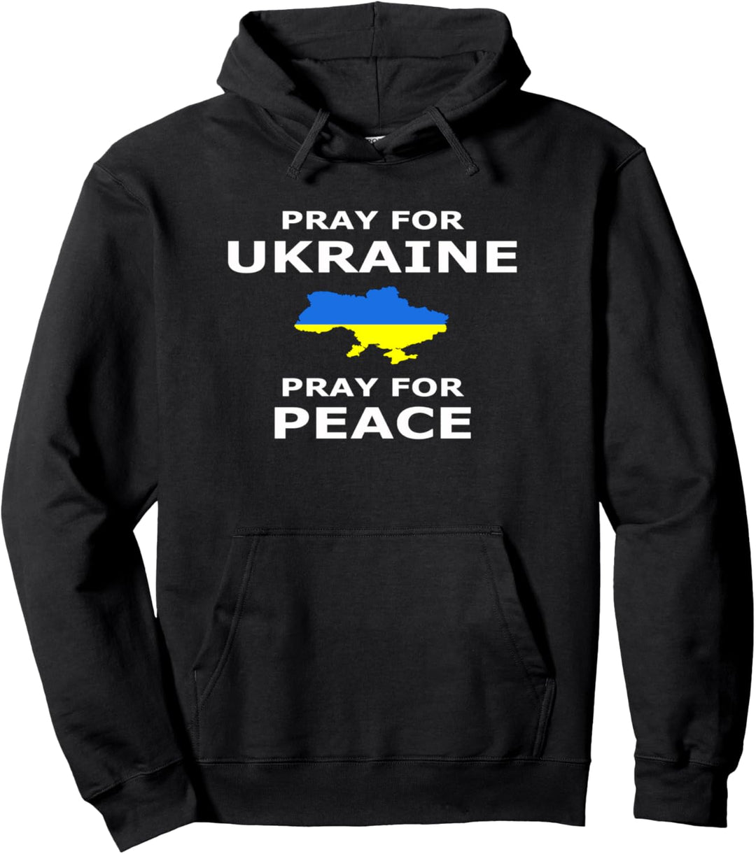 Pray for Ukraine Peace Ukraine Flagge Pullover Hoodie