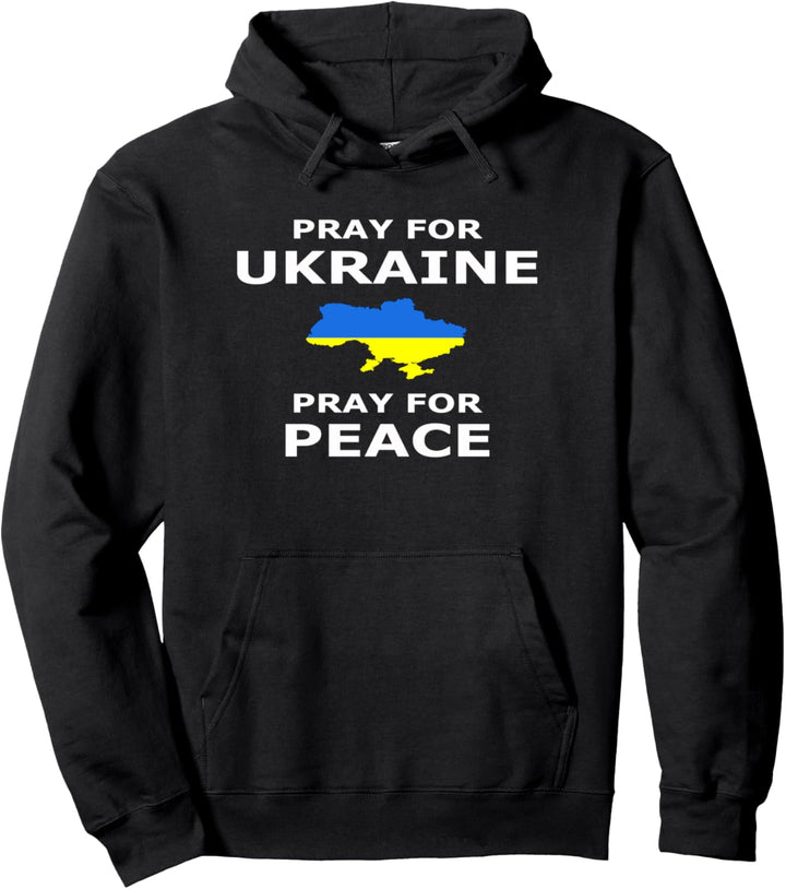 Pray for Ukraine Peace Ukraine Flagge Pullover Hoodie