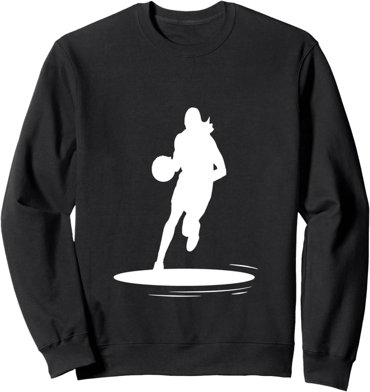 Basketball-Pullover für Frauen Heartbeat Sweatshirt