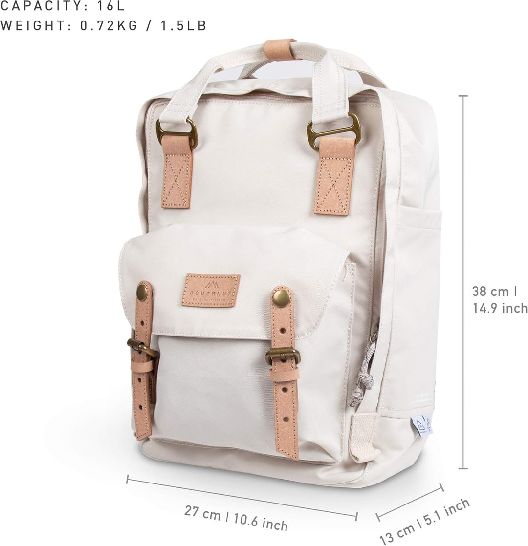 Doughnut MACAROON Rucksack Reborn Series Unisex 16L mit Laptopfach I Studenten-Rucksack funktionell