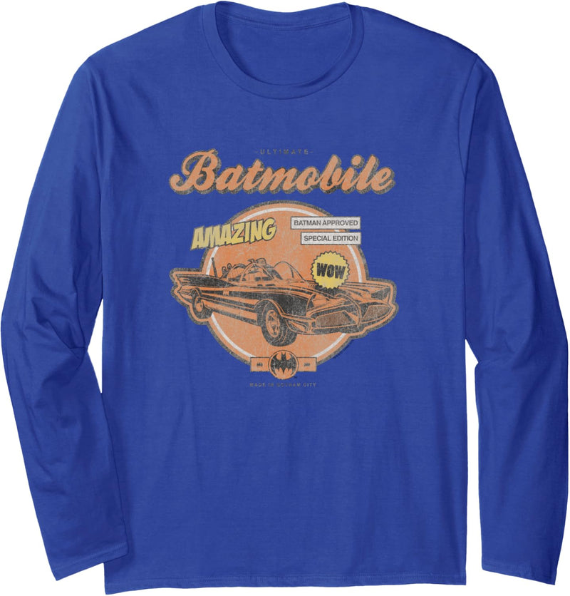 Batman Amazing Batmobile Langarmshirt