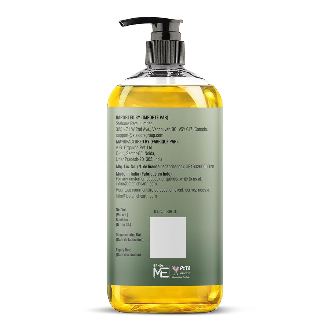 Botanic Hearth Jojobaöl -100% rein, kaltgepresst &amp; hexanfrei, für Haut-, Haar- &amp; Nagelpflege -236ml