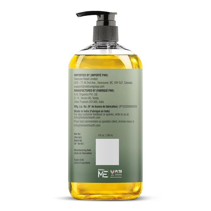 Botanic Hearth Jojobaöl -100% rein, kaltgepresst &amp; hexanfrei, für Haut-, Haar- &amp; Nagelpflege -236ml