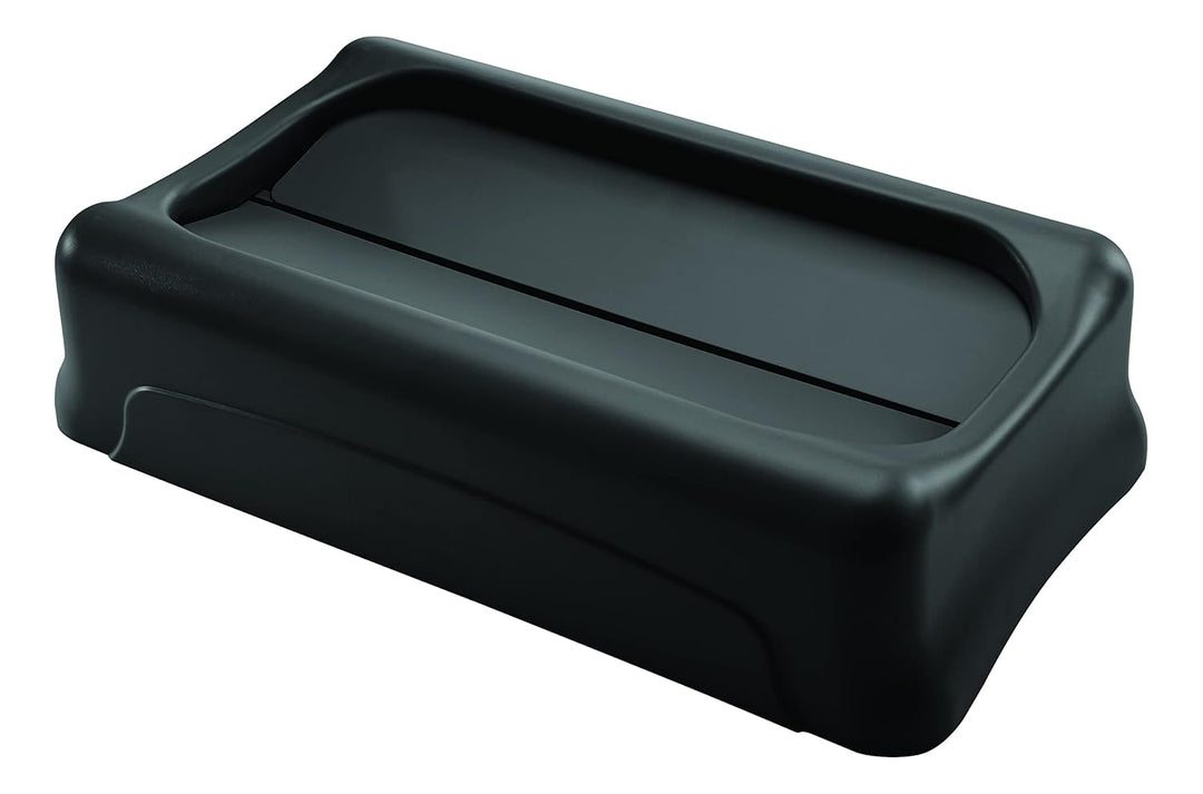 Rubbermaid Commercial Products Slim Jim Deckeleinheit für Recyclingstation für Flaschen, schwarz, 1