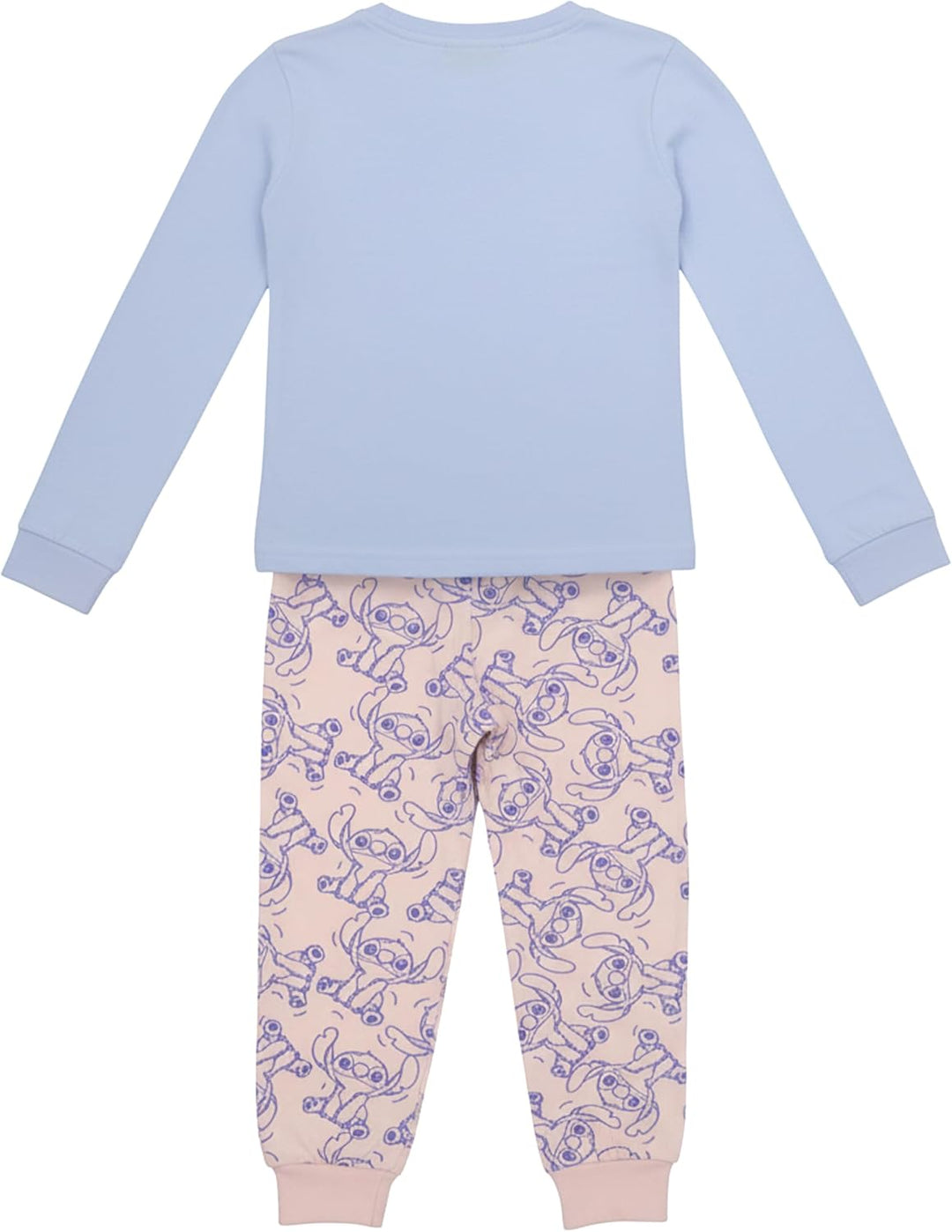 Disney Lilo und Stitch Mädchen-Schlafanzug, Stitch Pyjama, 100% Baumwolle, Gr. 128-176 (DE/NL/SE/PL,