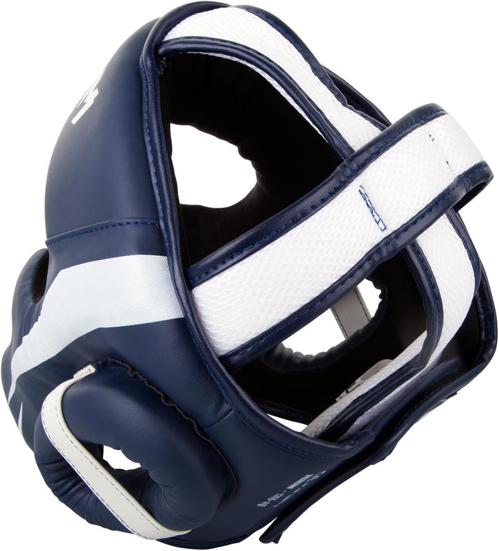 Venum Elite Kopfschutz Weiss / Marineblau, Weiss / Marineblau