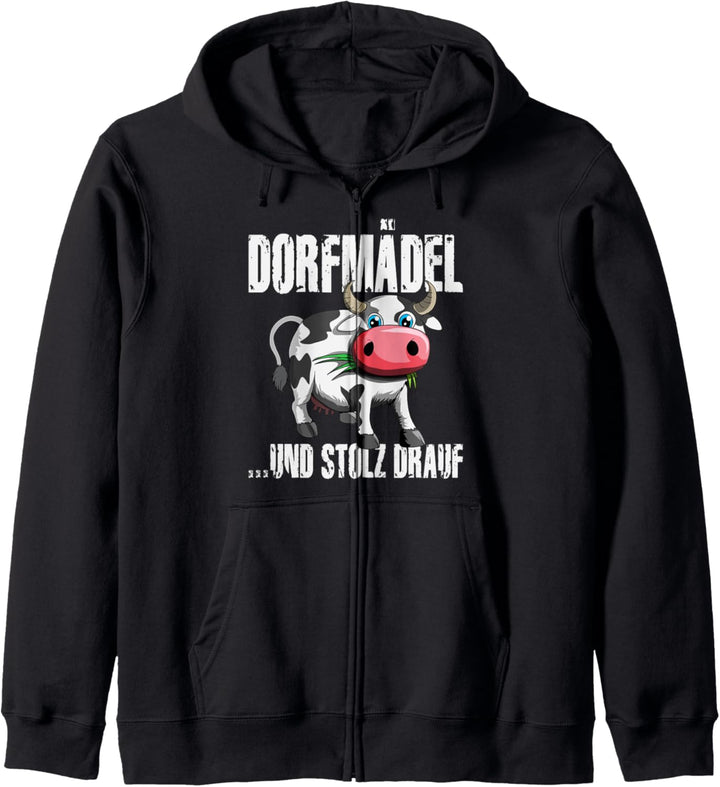 Dorfmädel und stolz drauf Landwirt Bauern Dorfkind Dorffest Kapuzenjacke