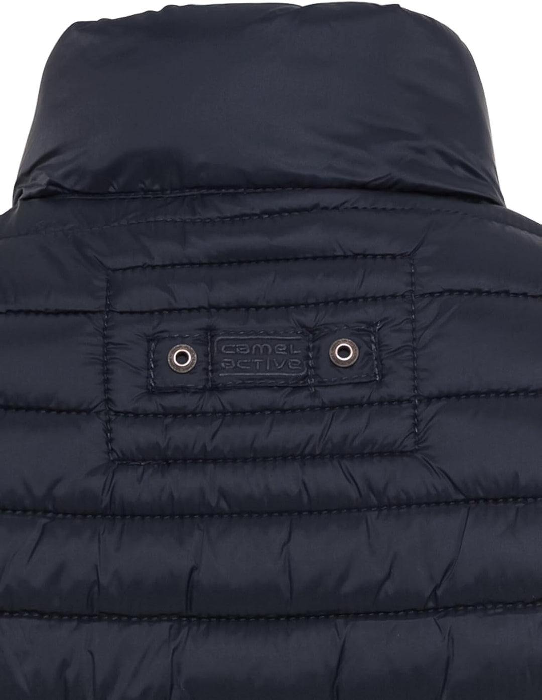 camel active Damen kurze leichte Steppweste mit elastischen Bündchen 70 Dunkelblau, 70 Dunkelblau