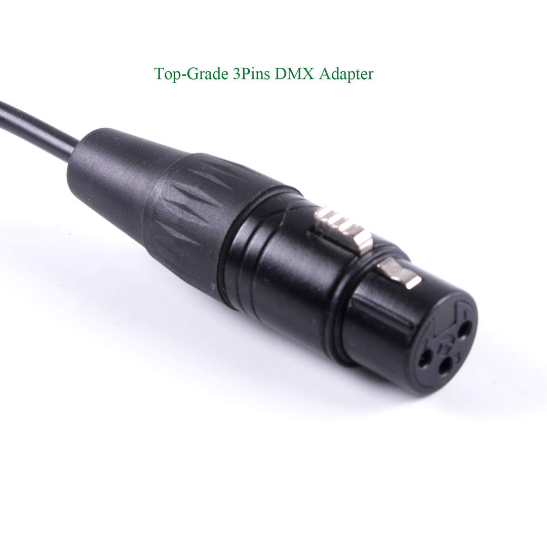USB zu DMX Schnittstellenadapter RS485 Konverter seriell 3PIN XLR LED DMX512 Freestyler Software PC