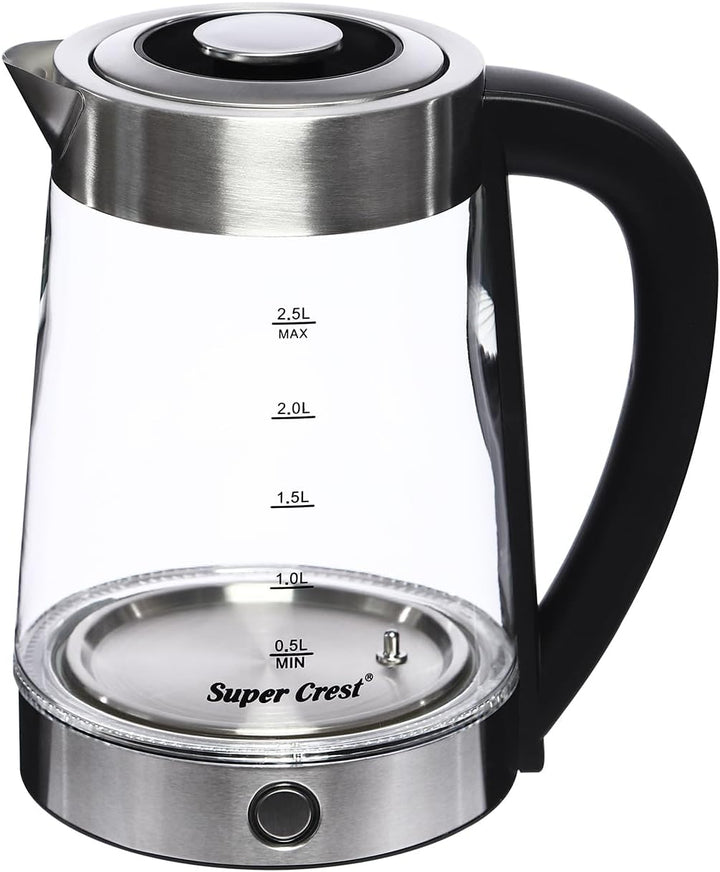 2-in-1 Wasserkocher Set 2.5L &amp; 1L, Elektrischer Teekocher mit LCD Temperaturdisplay, 1500W Schnellko