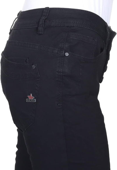 Buena Vista Jeans Hosen Damen - Malibu - Stretch Twill - Black - schwarz - Gr. XL Schwarz, XL Schwar