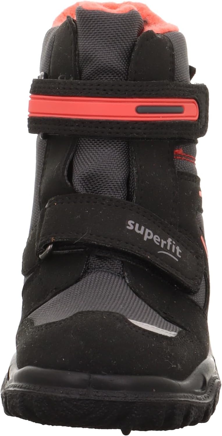 Superfit HUSKY1 Stiefel Gore-Tex 1-000045 Mädchen 26 EU Schwarz Rot 0020, 26 EU Schwarz Rot 0020