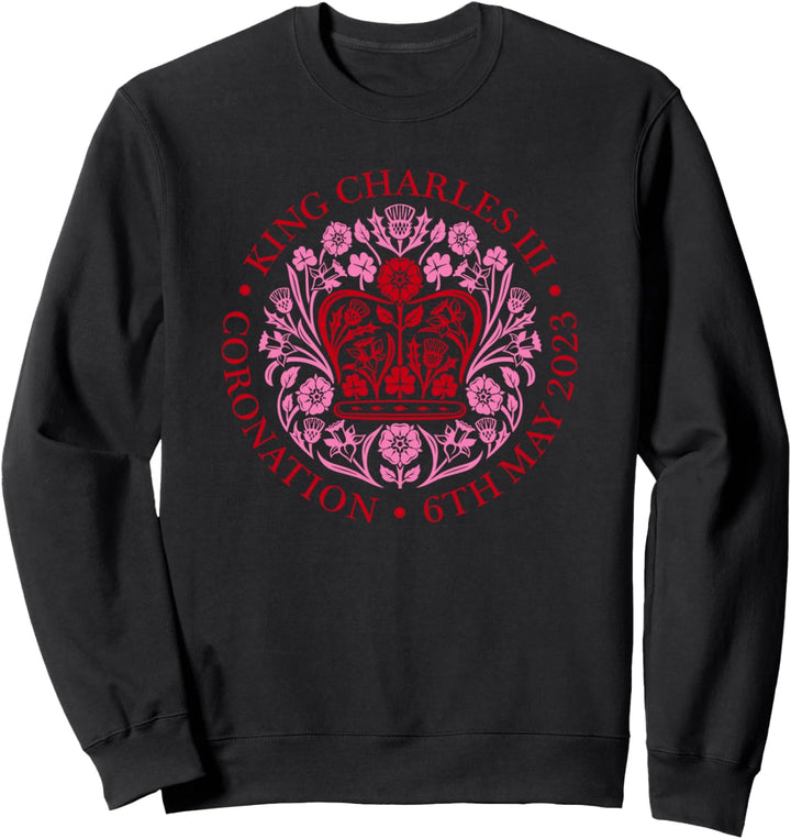 Erinnerungsstücke zum britischen König III. Charles Krönung 2023 Sweatshirt
