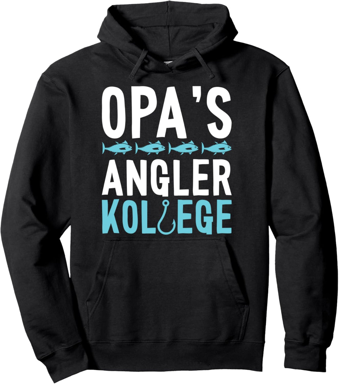 Angler Opa Angeln Pullover Hoodie