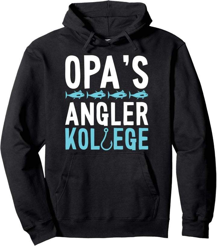 Angler Opa Angeln Pullover Hoodie