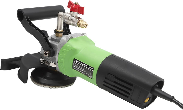 SHZICMY Nasspolierer, 800W 100mm Nass Poliermaschine mit variabler Geschwindigkeit und Granit-Diaman