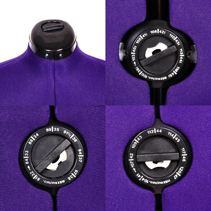 Prym 611757 Prymadonna Schneiderbüste, L, 8-teilig L Violett, L Violett