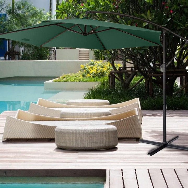 LMYDIDO 300cm Sonnenschirm Ersatzbezug 6 Streben Ersatz-Sonnenschirm Überdachung Ersatzabdeckung mit