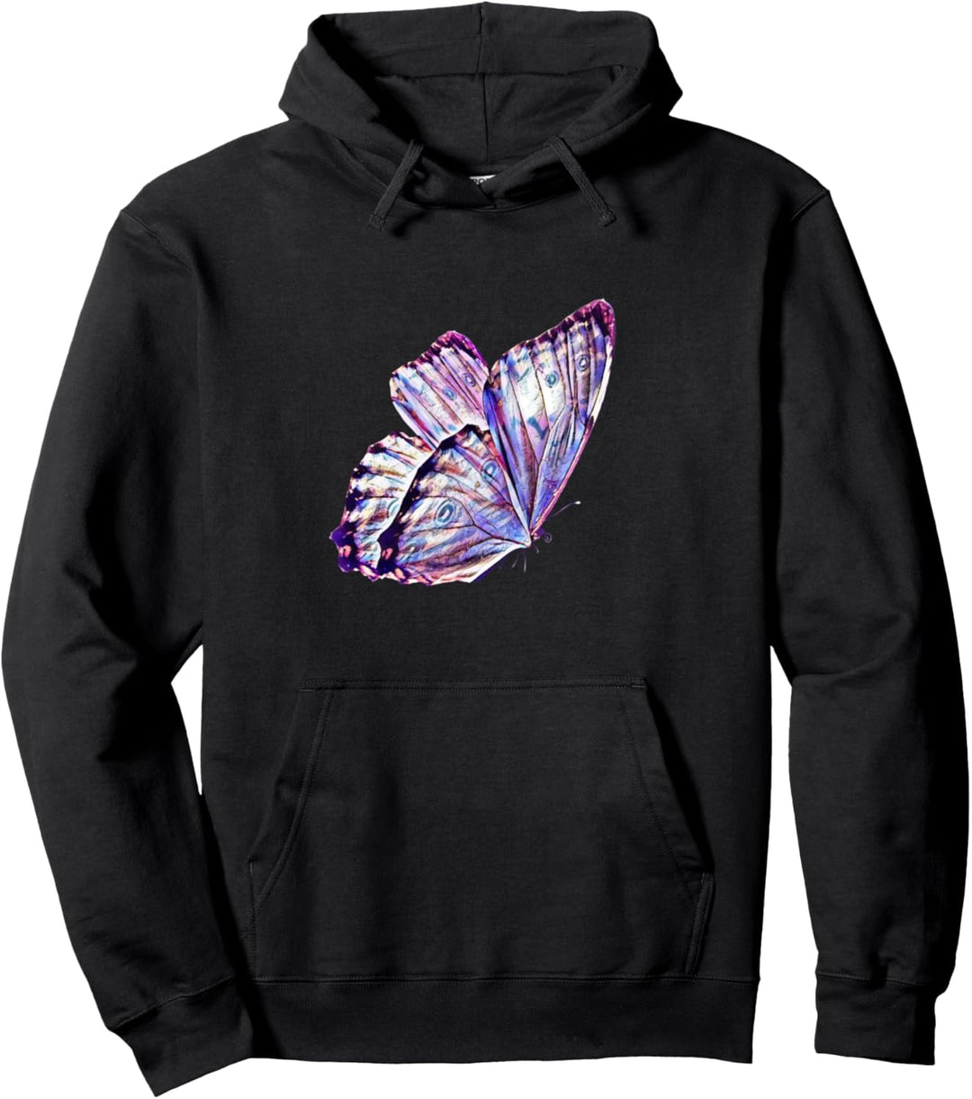 Schmetterling Motiv Falter bunte Insekten Schmetterlinge Pullover Hoodie