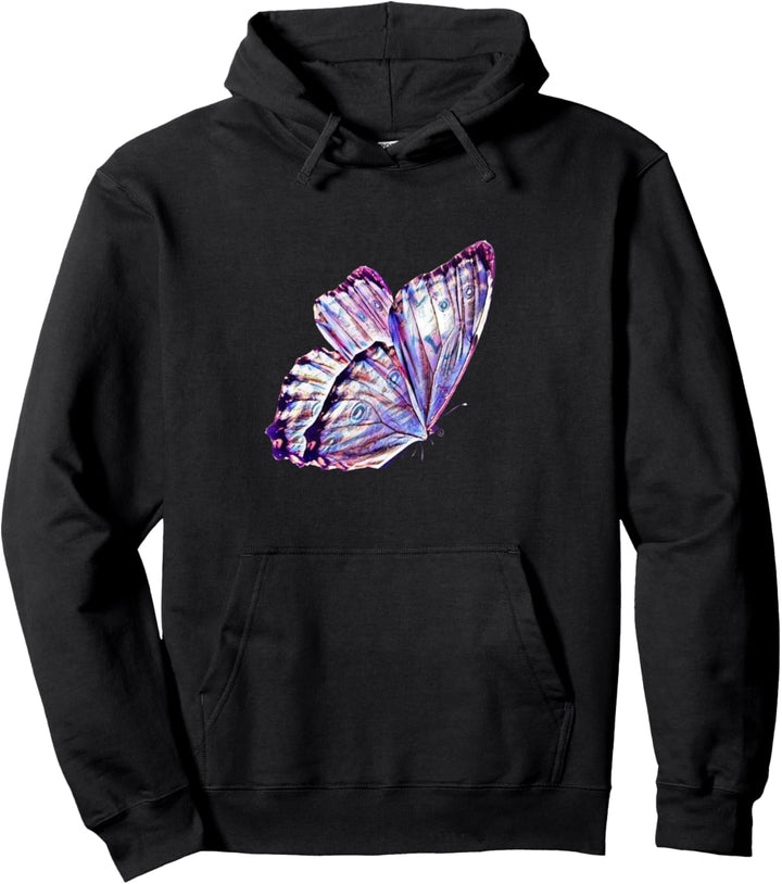 Schmetterling Motiv Falter bunte Insekten Schmetterlinge Pullover Hoodie