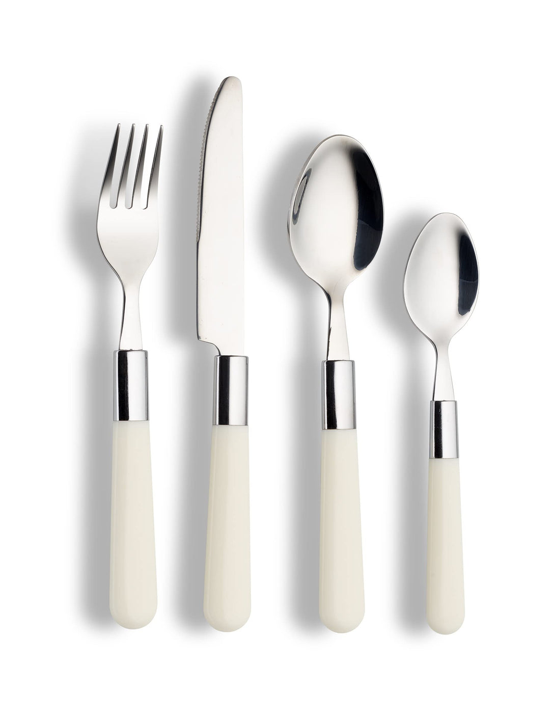 ECHTWERK Besteck Set “Bistro“, mit Kunststoffgriffen, Campingbesteck, Picknickbesteck, leichtes Reis