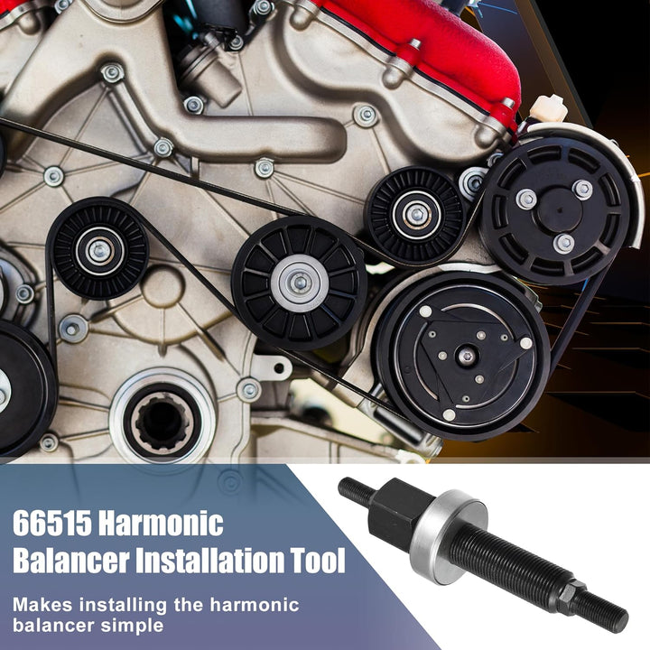 X AUTOHAUX 66515 Harmonischer Ausgleicher Installationswerkzeug Dämpferkurbel Installer