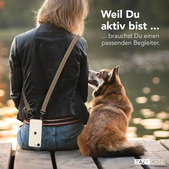 EAZY CASE Handykette - Verstellbares Taschenband kompatibel mit iPhone 16e, Schulterriemen, Handykor