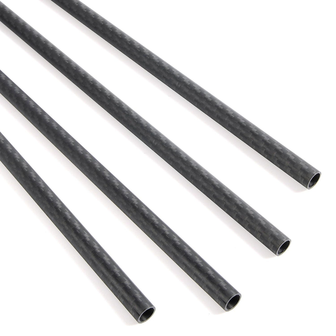 cncarbonfiber Kohlefaser-Schlauch, 600 mm Länge, 100 x 8 x 600 mm, 10 ~ 50 mm erhältlich, 3K-Rolle,