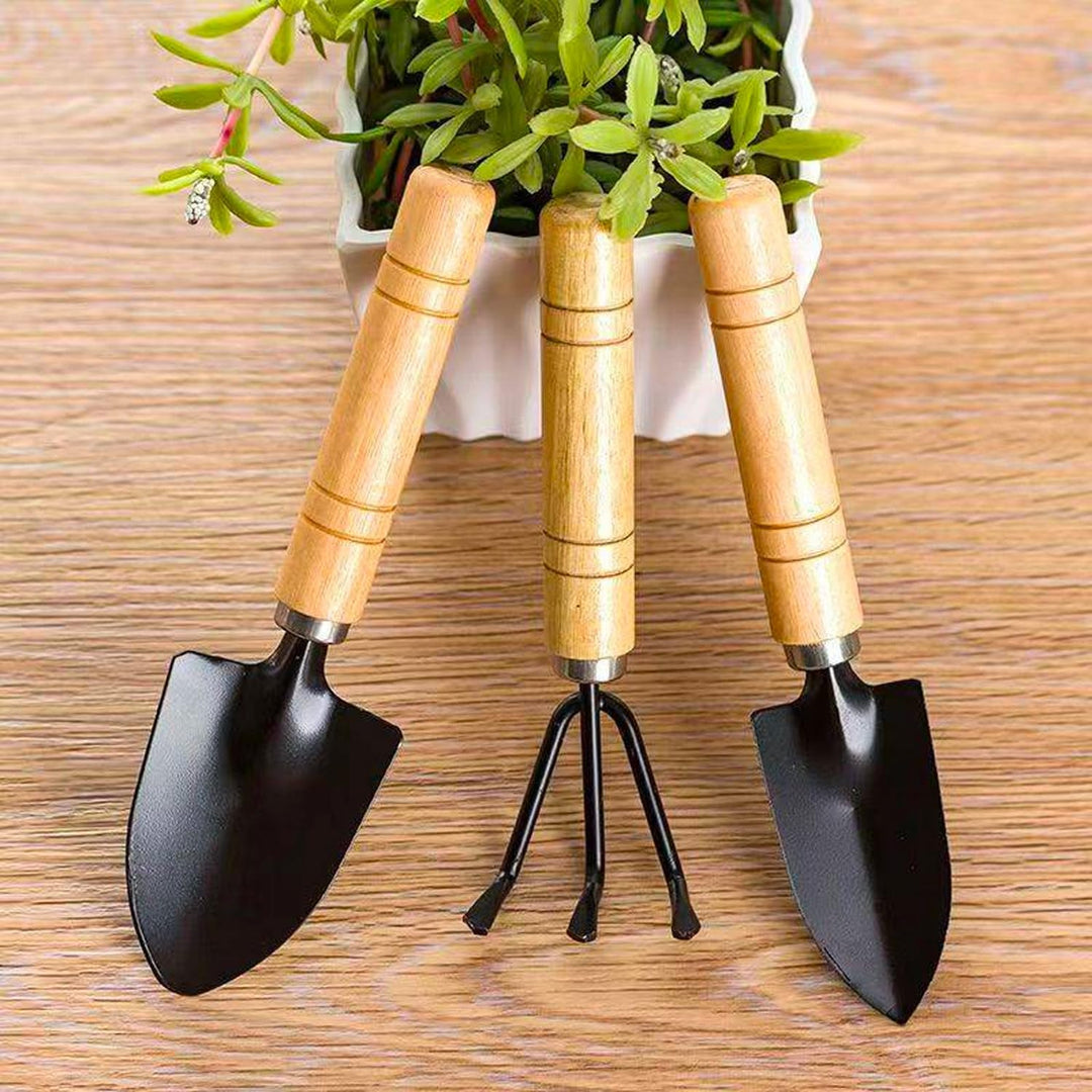 Komplettes Set Korb mit Gartenwerkzeug – mit Rechen und Schaufel, ideal für die Gartenpflege, 22 x 2