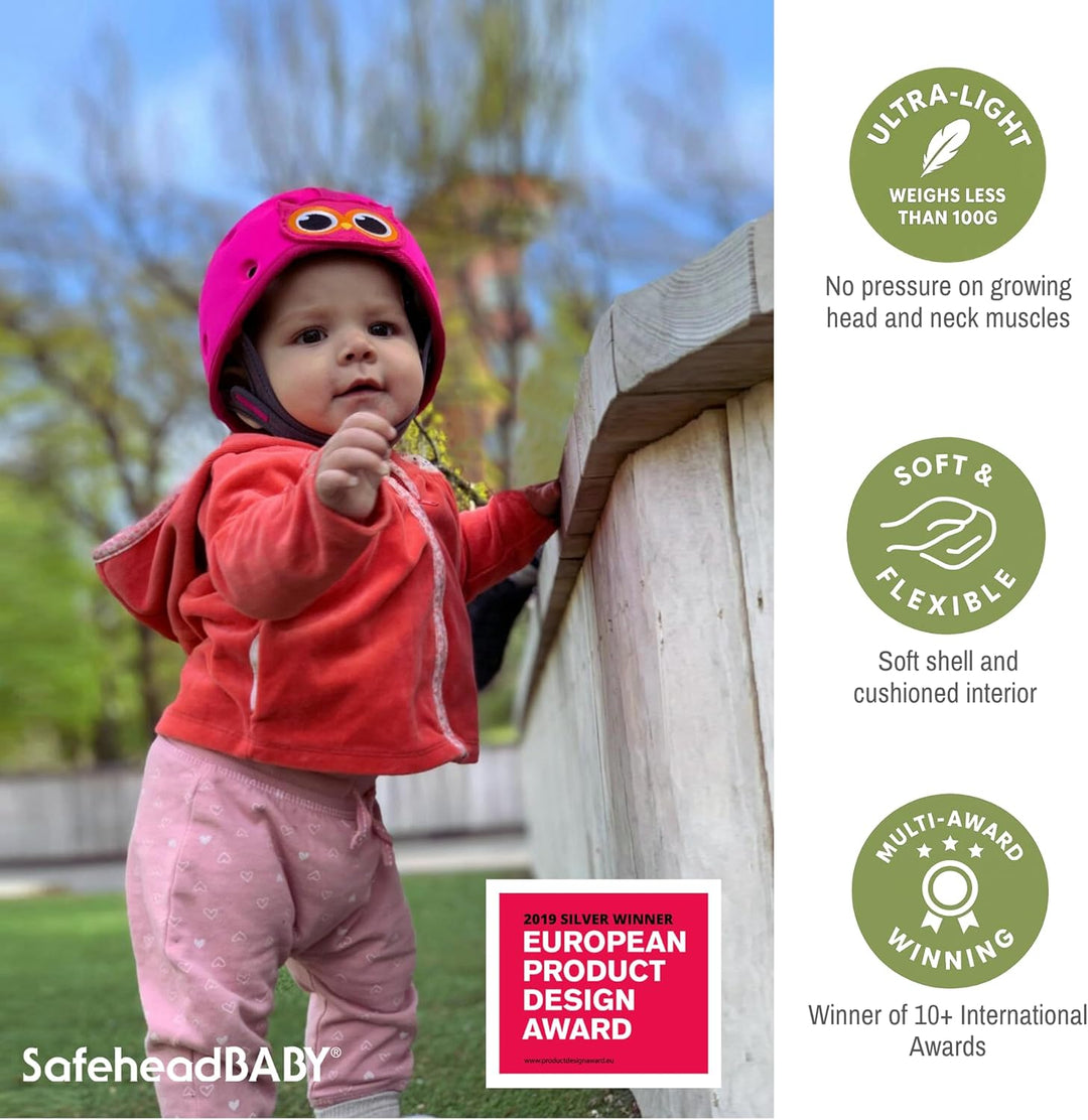SafeheadBABY Award-Winning Soft Infant Head Protector for Crawling and Walking Expandable Lightweigh
