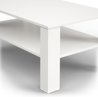 Vicco Couchtisch, Weiss, 100 x 42 cm, Weiss