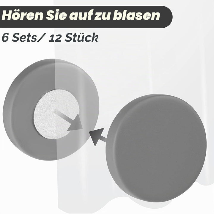 Jetec Runde Magnetische Gardinen Gewichte Magnet Duschvorhang Gewichte Starke Tischdecken Magnet Was