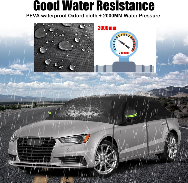 Autoabdeckung Wasserdicht Ersatz für Audi A3/S3 Cabriolet 2008-2012, Halbgarage, Autohülle Autoplane