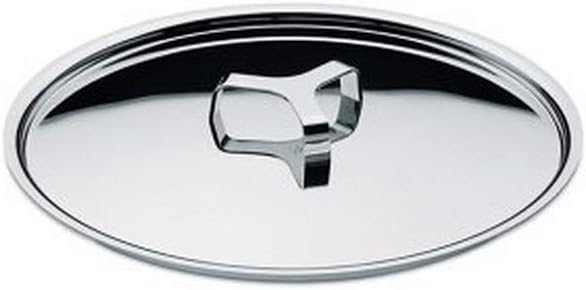 Alessi POTS & Pans Deckel, Edelstahl, Silber, 18 cm 5 x 20.5 x 8 cm Silber, 5 x 20.5 x 8 cm Silber