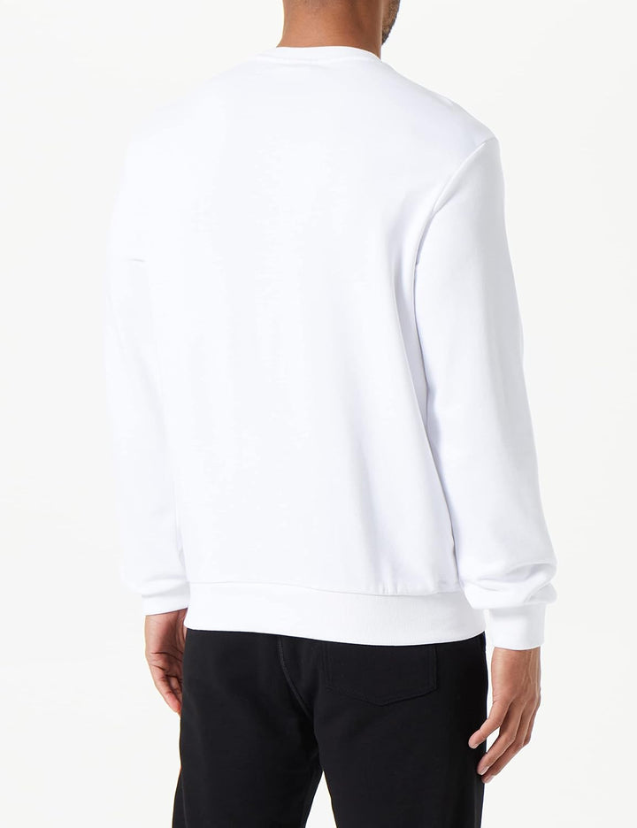 FILA Herren Brustem Crew Sweatshirt S Bright White, S Bright White