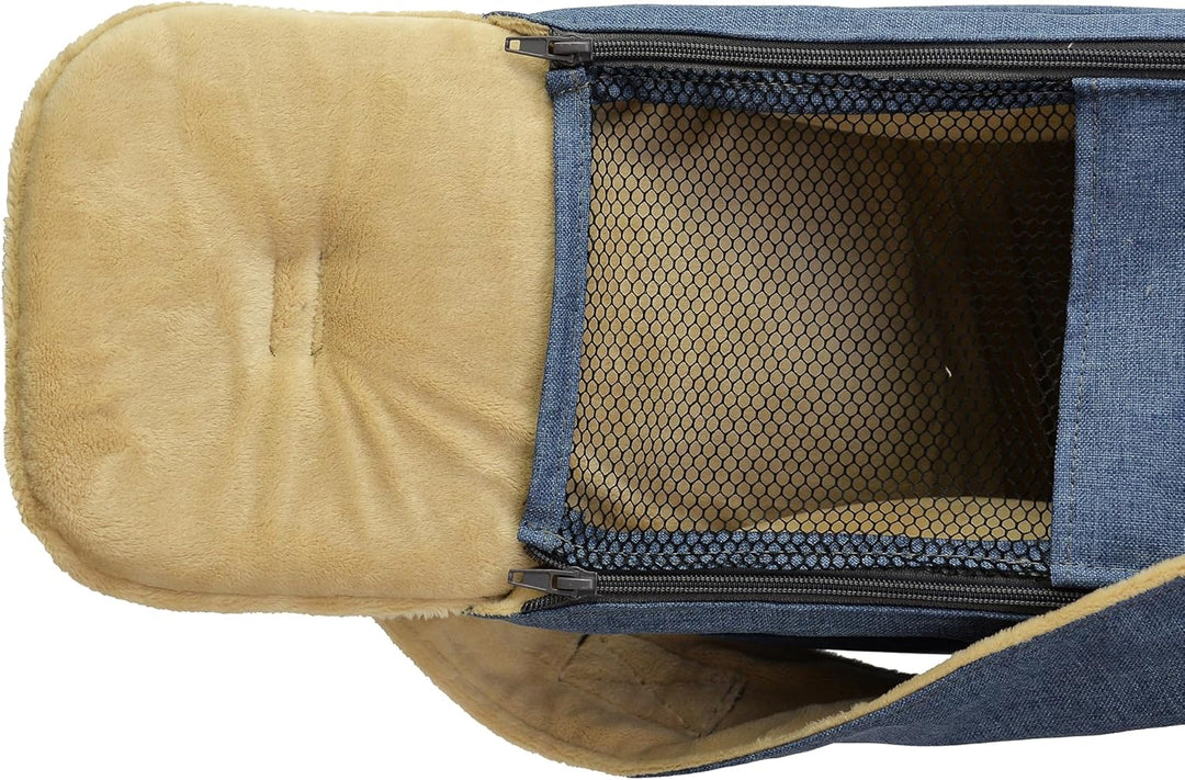 BOUTIQUE ZOO Hundetasche, Welpentasche - bis 6 kg - Tragetasche für kleinen Hund, Welpen, Katze | Fa