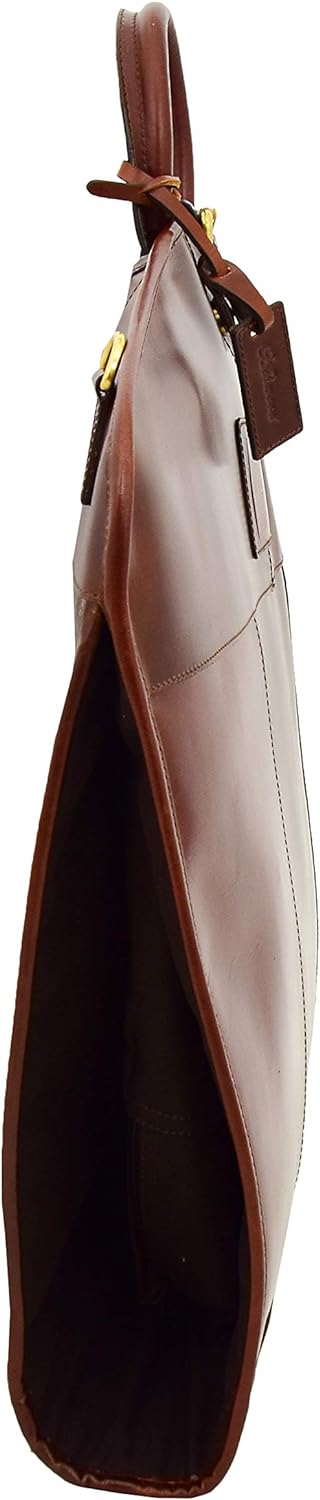Luxus Leder Anzug Tragetasche Brandy Suiter Case Kleid Kleiderabdeckung Reisetasche - Finley