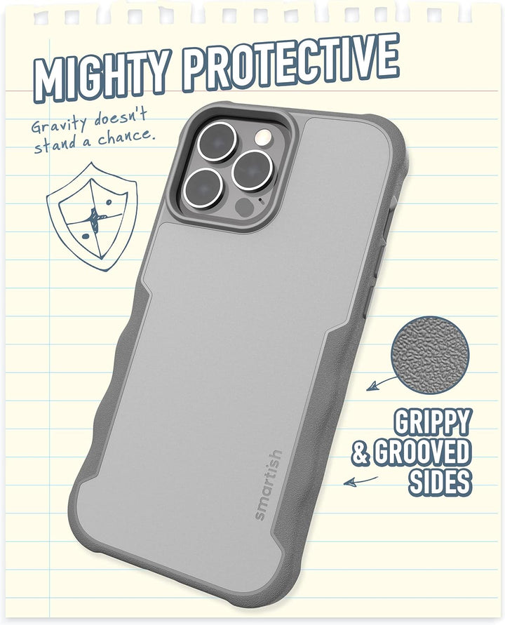 Smartish Gripzilla Schutzhülle für iPhone 13 Pro Max, kompatibel mit MagSafe [robust und robust], ge