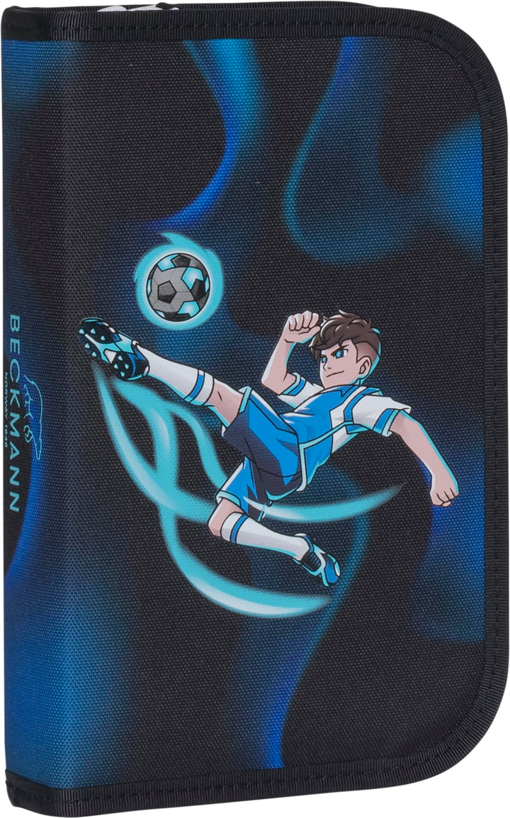 Beckmann, Federmappe Magic League, mit Inhalt, Mäppchen Federtasche, Grundschule, 1. Klasse, Black,