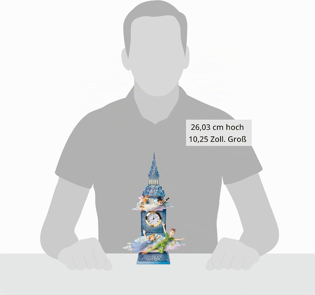 Disney Traditions Peter Pan Clock, Height 26cm
