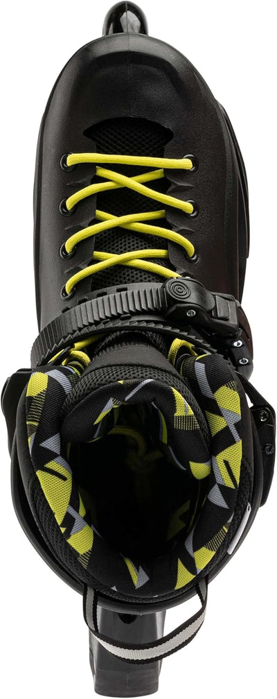 Rollerblade Unisex – Erwachsene Rb Cruiser Inlineskate 260 Black/Neon Yellow, 260 Black/Neon Yellow