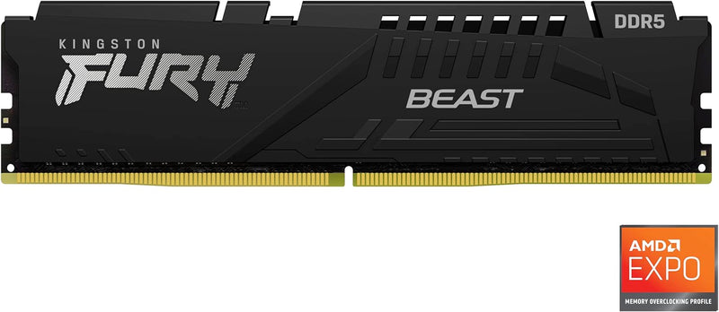 Kingston FURY Beast DDR5 16GB 5200MT/s DDR5 CL36 DIMM Desktop Gaming Speicher Einzelnes Modul - KF55