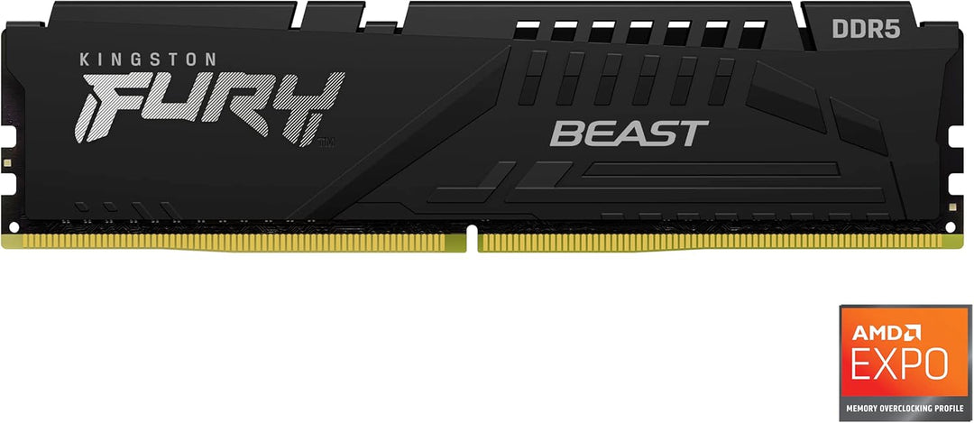 Kingston FURY Beast DDR5 16GB 5600MT/s DDR5 CL36 DIMM Desktop Gaming Speicher Einzelnes Modul - KF55