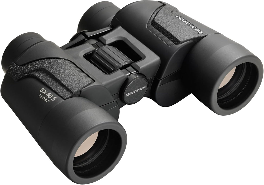OM SYSTEM Fernglas 8x40 S – Weites Sichtfeld, 8-fache Vergrösserung, BaK-7-Prismen, lichtstark, robu