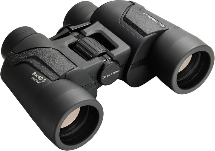 OM SYSTEM Fernglas 8x40 S – Weites Sichtfeld, 8-fache Vergrösserung, BaK-7-Prismen, lichtstark, robu