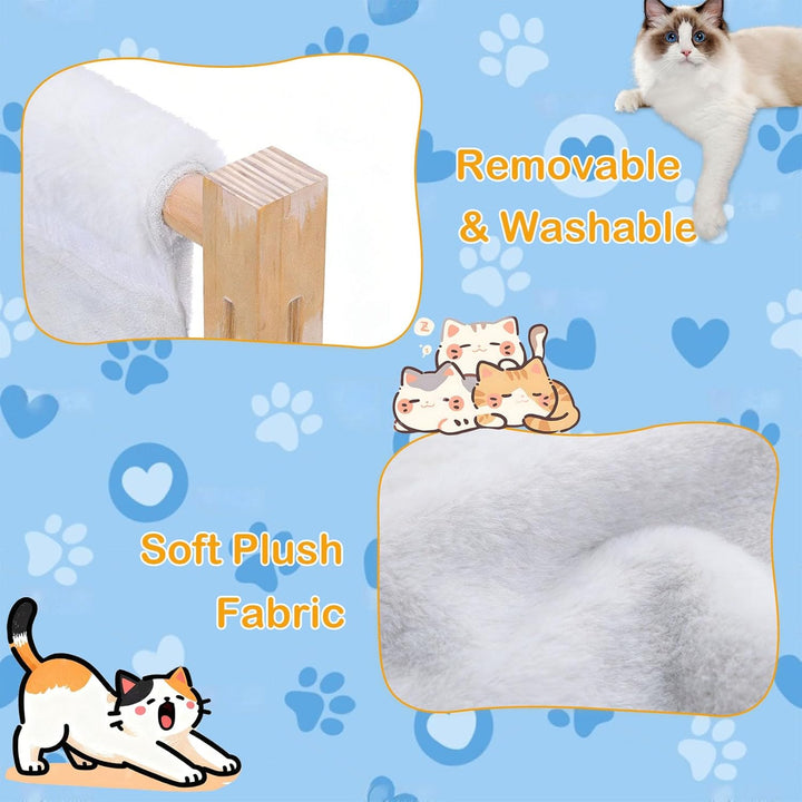 Heizungsliege Hängende Katzenhängematte, Holz Hängematte Katze Heizung, Katzenbett Hängen, Fensterba