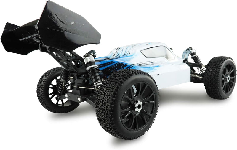 Amewi 22299, weiss-blau Planet Pro 4WD Buggy RTR, 1:8, 2,4GHZ Weiss/Blau, Weiss/Blau