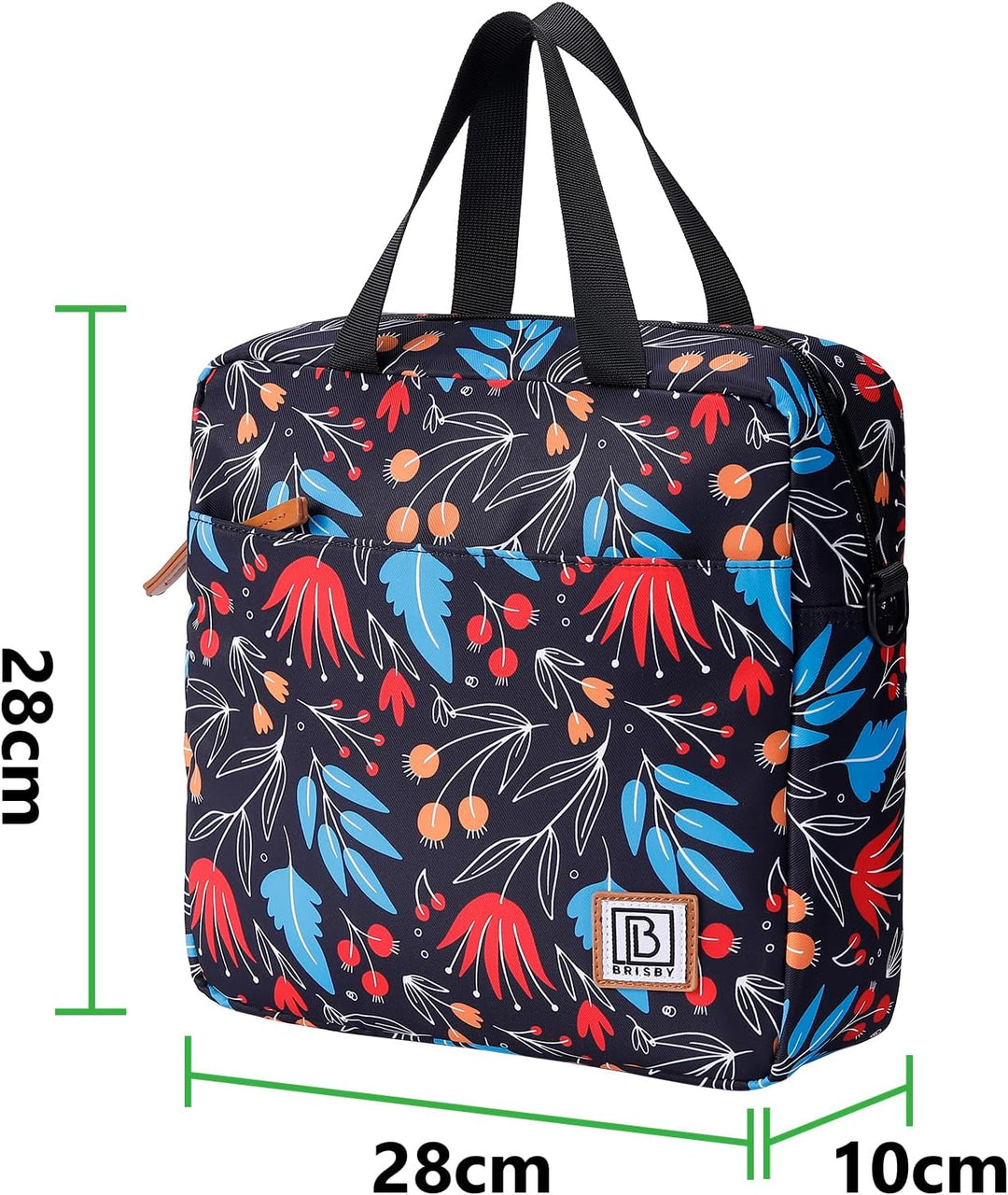 Brisby Lunchtasche - 7L, Vierschicht isolierte Kühltasche mit Kühlelemente, vielseitige Lunchbag (Na