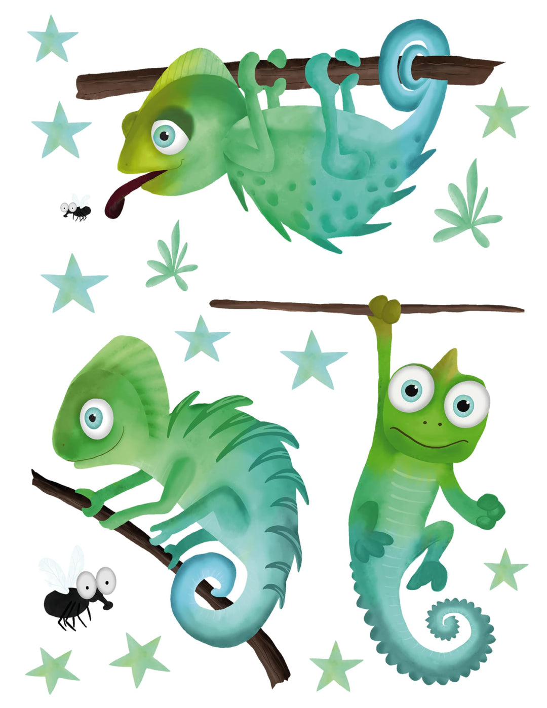 Bügelbilder Set für Textilien DIN A4 Kinder Mädchen Jungen Dino Einhorn gross klein Aufbügelbild zum