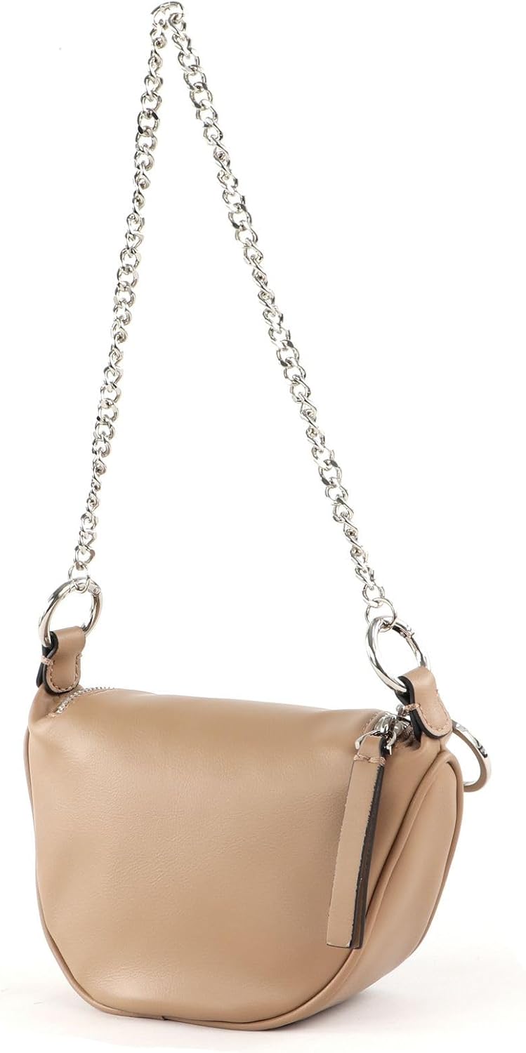 Seidenfelt Skien II - Schultertasche 19 cm smooth toffee